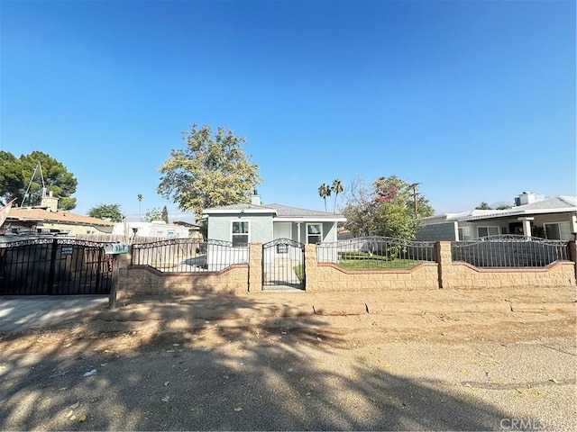 view of front of home