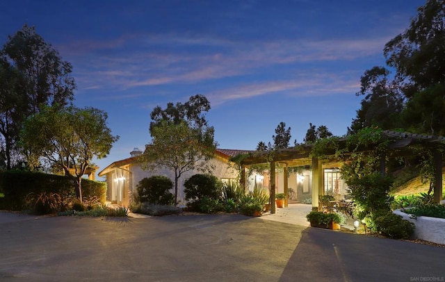 view of front of home