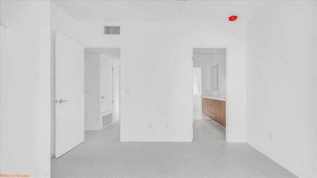 interior space featuring connected bathroom