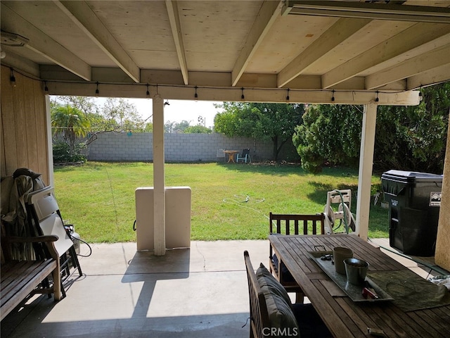 view of patio