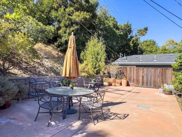 view of patio / terrace