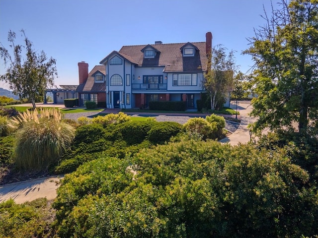 view of rear view of property