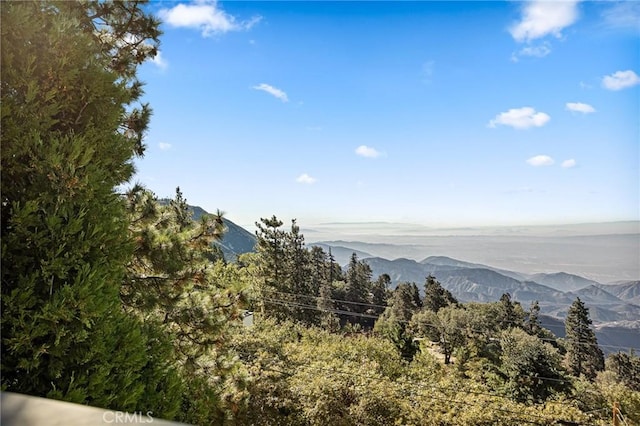 view of mountain feature