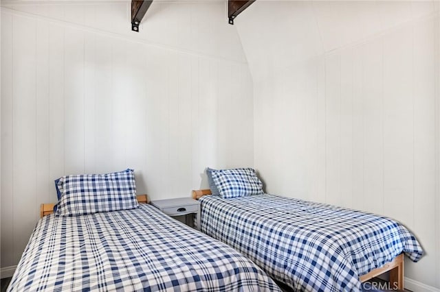 31600 City Creek Rd, Running Springs, CA 92382 - bedroom featuring beam ceiling