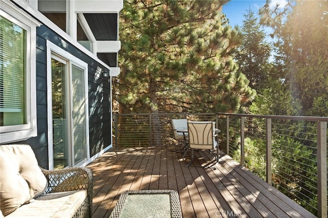 view of deck