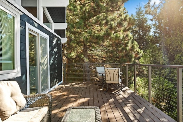 31600 City Creek Rd, Running Springs, CA 92382 - view of deck