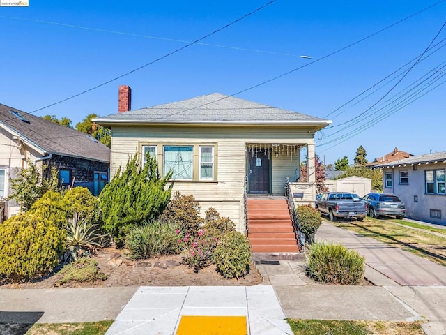 view of bungalow-style home