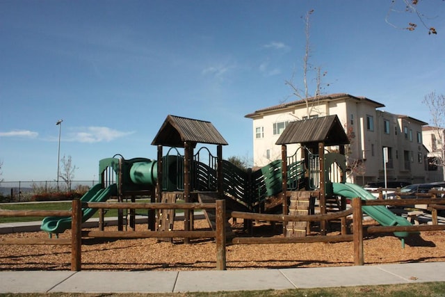 view of play area