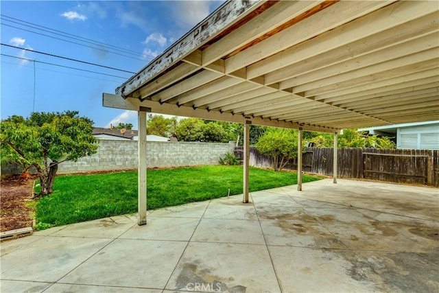 view of patio