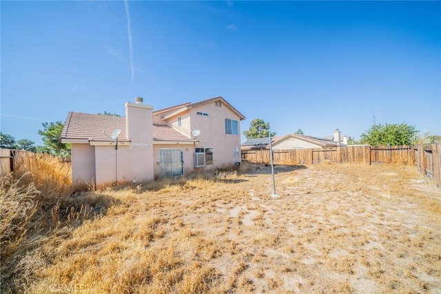 view of rear view of property