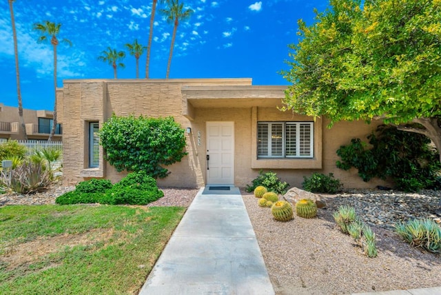 view of front of home