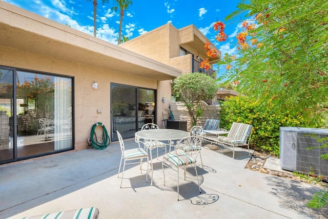 view of patio / terrace with cooling unit