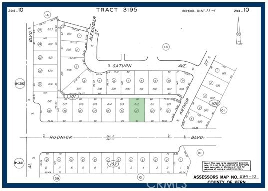 612LOT Rudnick Blvd, California City CA, 93505 land for sale