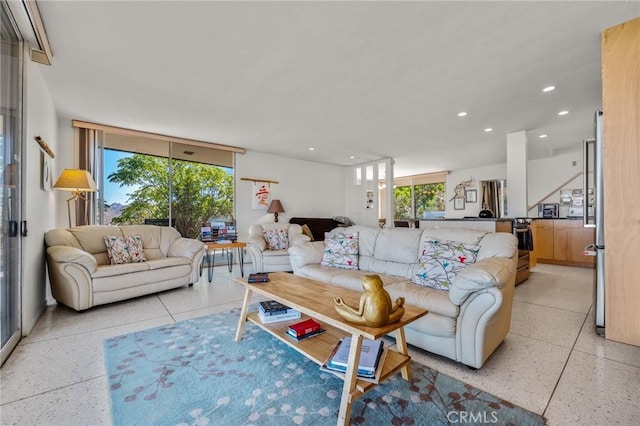 living room with a wealth of natural light