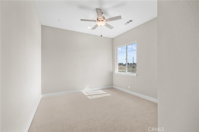 26176 Boulder View Ct, Menifee, CA 92584 - carpeted empty room with baseboards and a ceiling fan