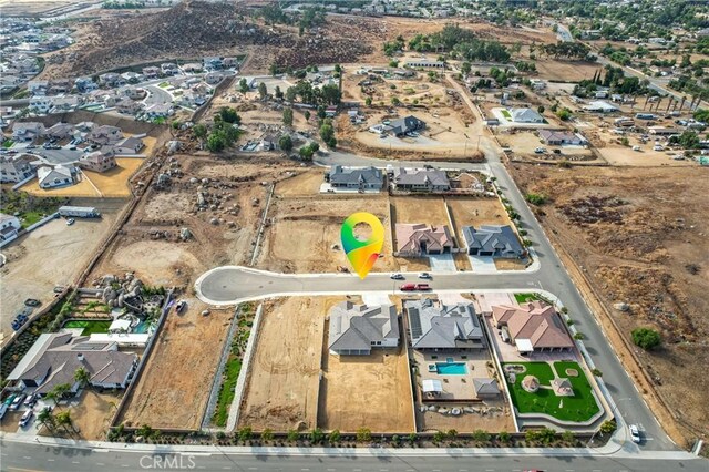 26176 Boulder View Ct, Menifee, CA 92584 - aerial overview of property's location with nearby suburban area