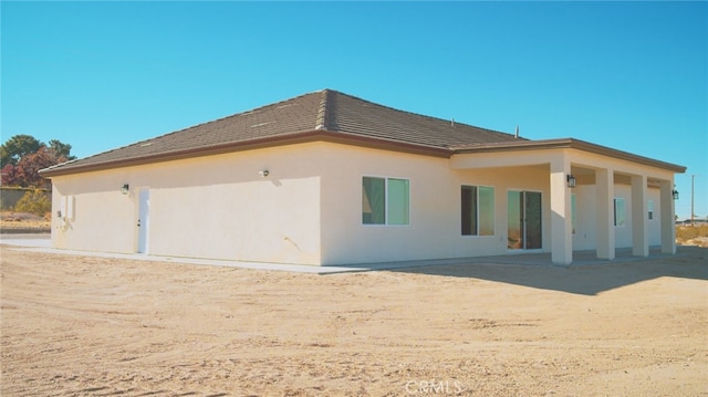 view of rear view of property