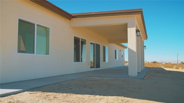 exterior space with a patio