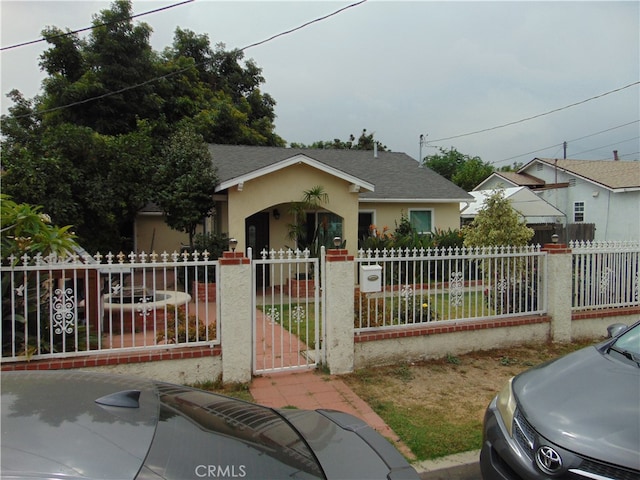 view of bungalow-style home