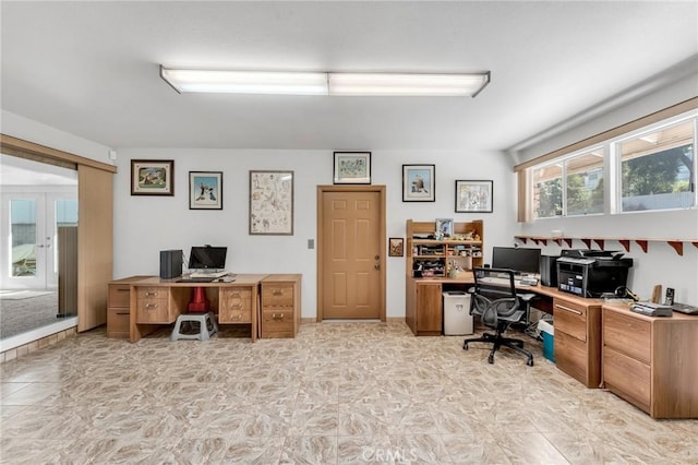 1317 Pacific St, Redlands, CA 92373 - office area with french doors
