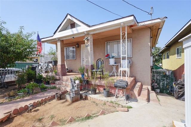 view of front of home