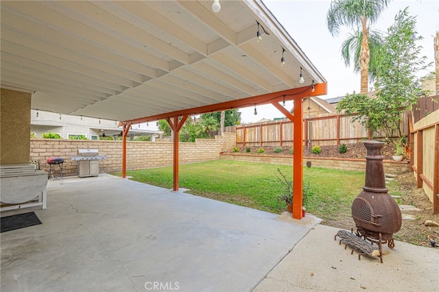 view of patio