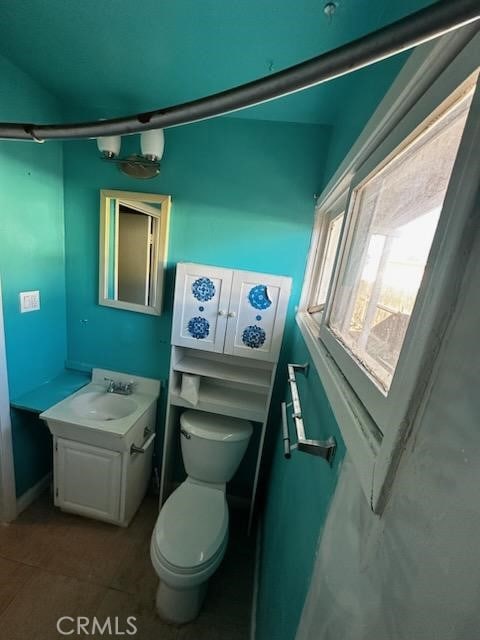4772 Cebrian, New Cuyama, CA 93254 - bathroom with vanity and tile patterned floors
