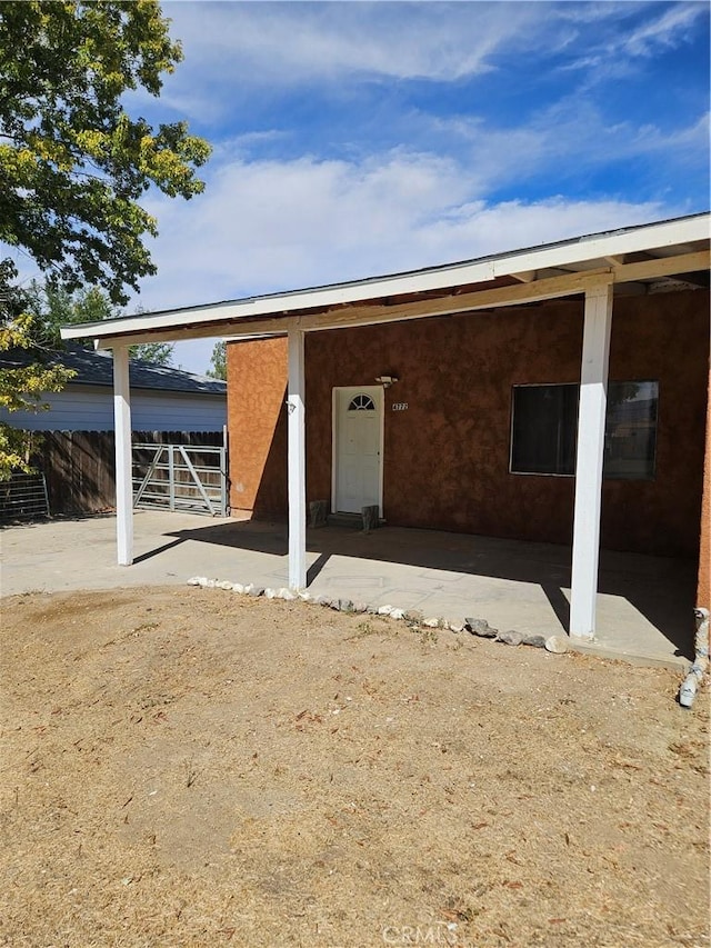 4772 Cebrian, New Cuyama, CA 93254 - rear view of property featuring stucco siding