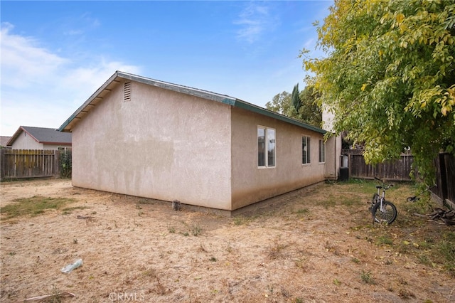 view of rear view of property