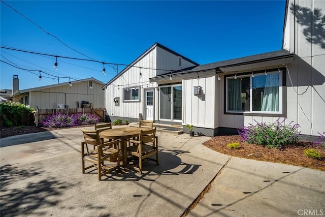 exterior space with a patio