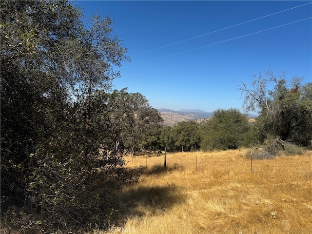 view of nature with a mountain view and a rural view