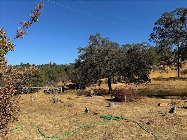 view of nature with a rural view