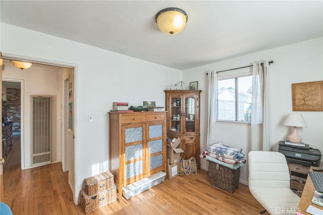 interior space featuring hardwood / wood-style flooring