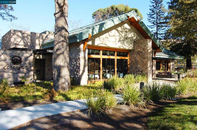 view of rear view of house