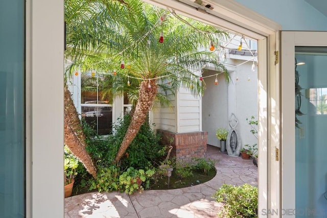 exterior space featuring a patio area