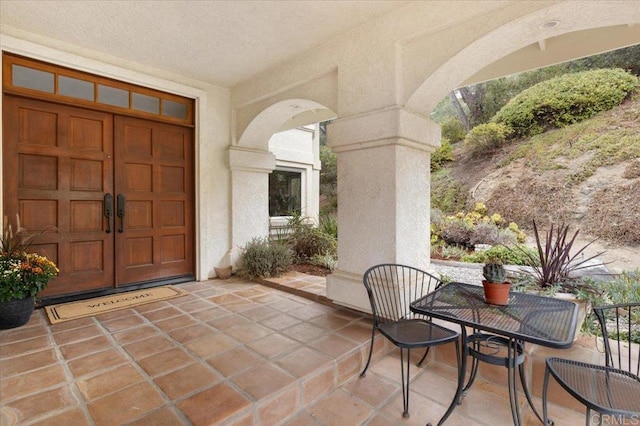 view of patio