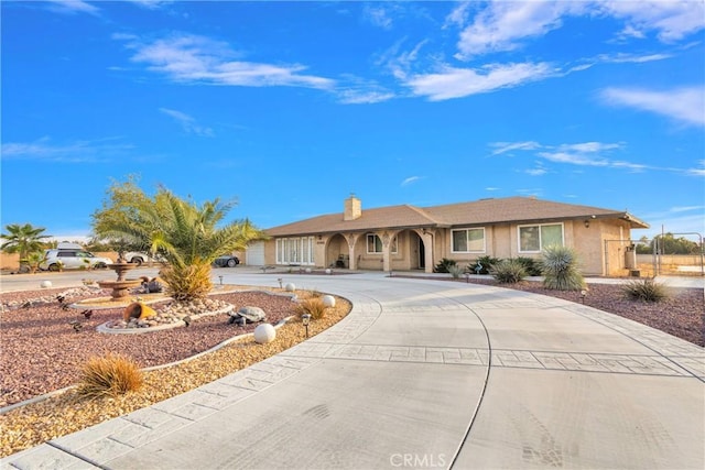 view of ranch-style home