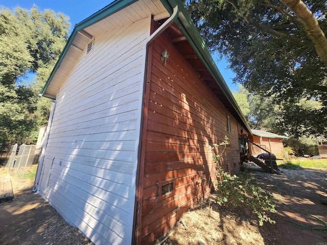 view of home's exterior