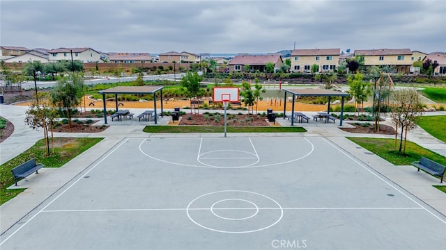 view of sport court