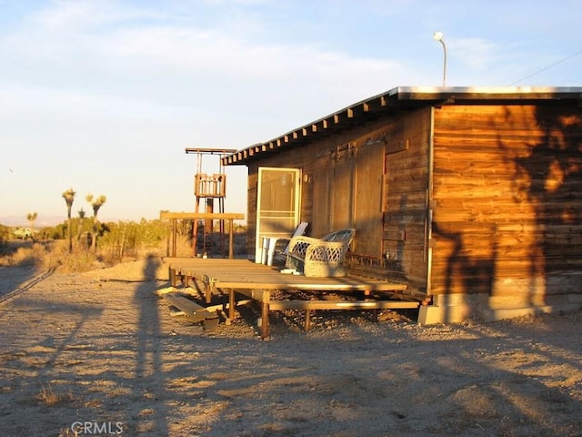 view of outbuilding