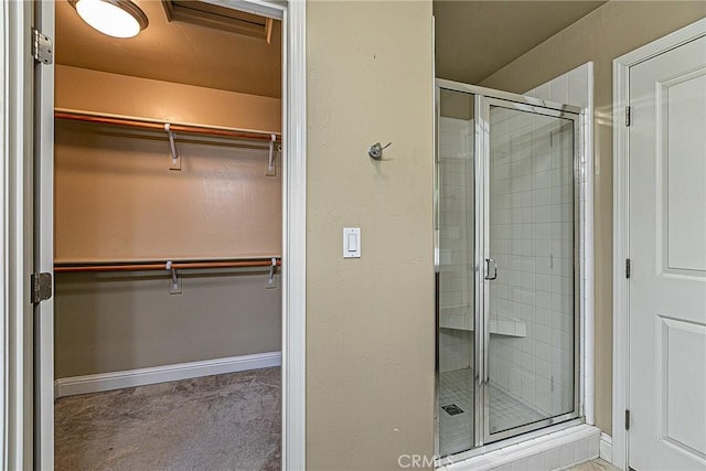 425 Bakeman Ln, Arroyo Grande, CA 93420 - full bath with a shower stall and a walk in closet