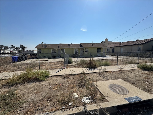 view of rear view of property