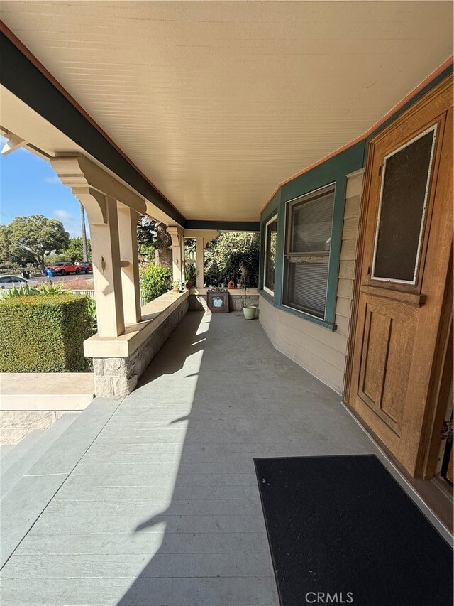 view of patio / terrace featuring a porch