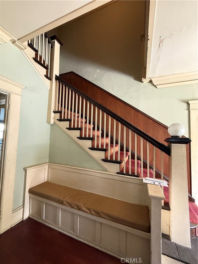 view of staircase