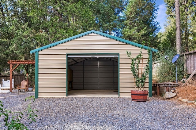 14331 Troy Way, Magalia, CA 95954 - detached garage featuring fence