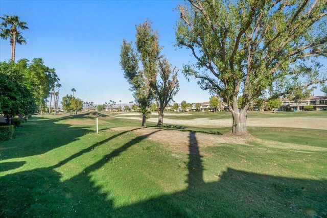 surrounding community with a lawn