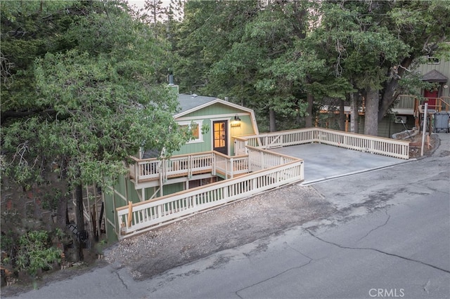 view of front of house with a porch