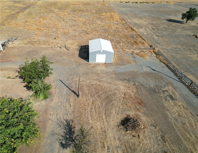 drone / aerial view featuring a rural view