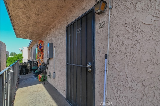 view of entrance to property