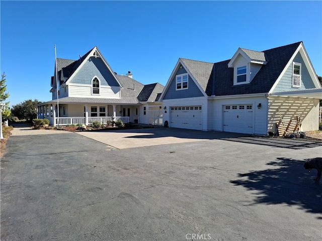 view of front of house with a porch